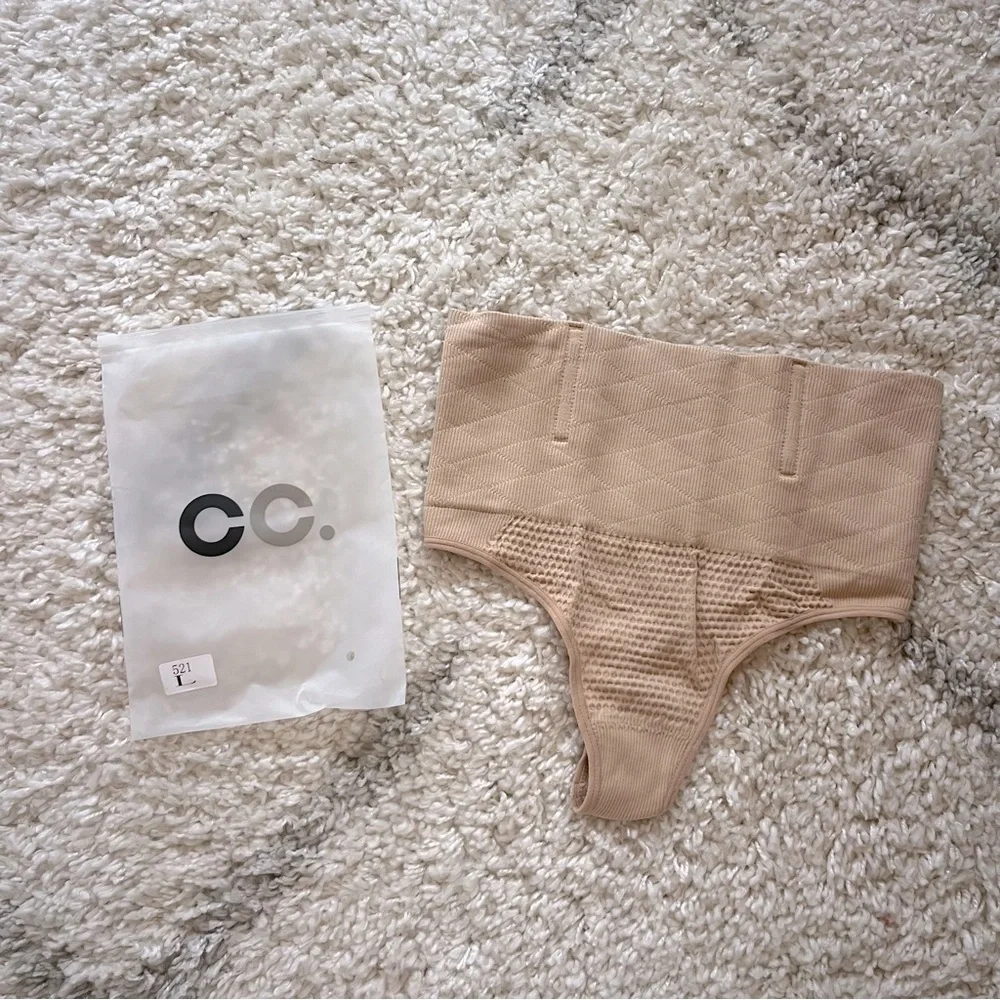 NWOT High-Waist Nude Shapewear - Black and Beige - Picture 2 of 9